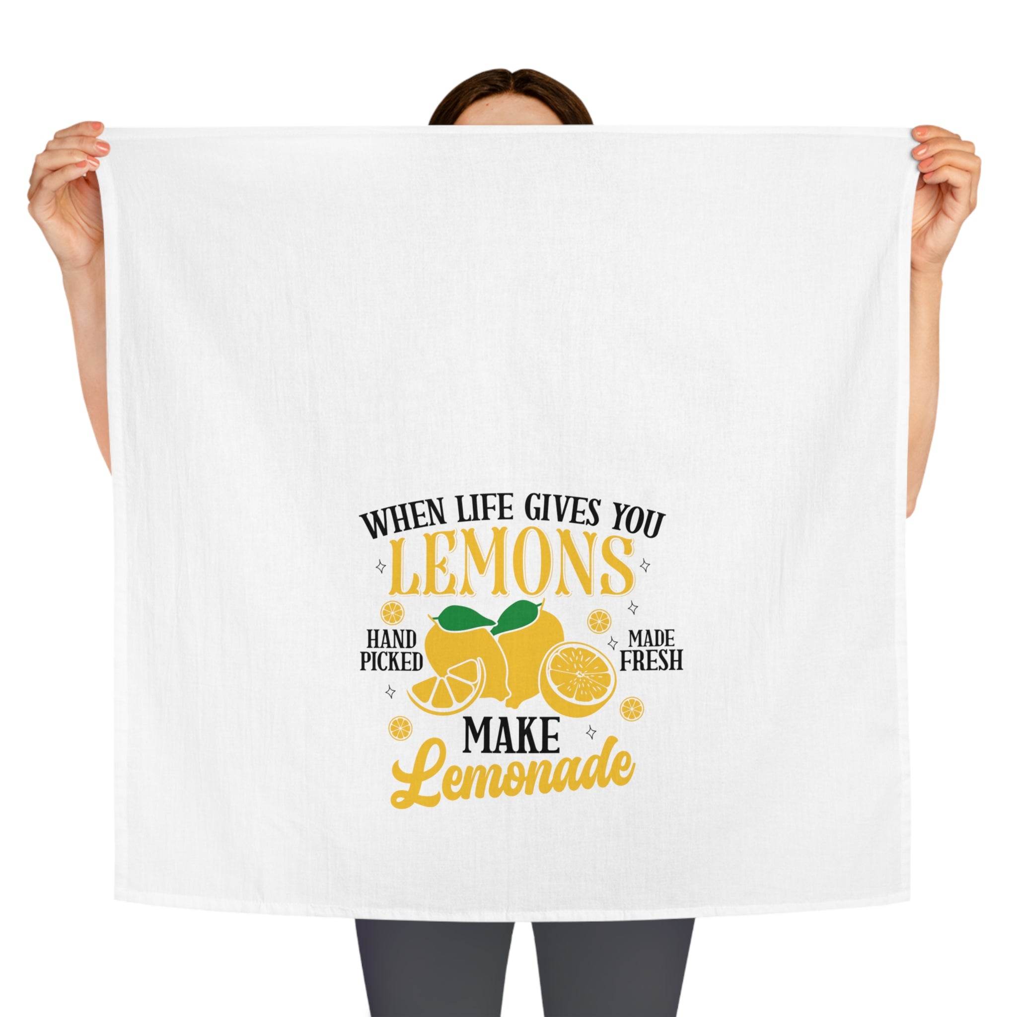 Lemonade Themed Tea Towel