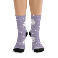 Lilac Locks Recycled Poly Socks