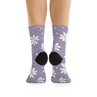 Lilac Locks Recycled Poly Socks