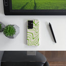 Lime Swirl Slim Snap Case