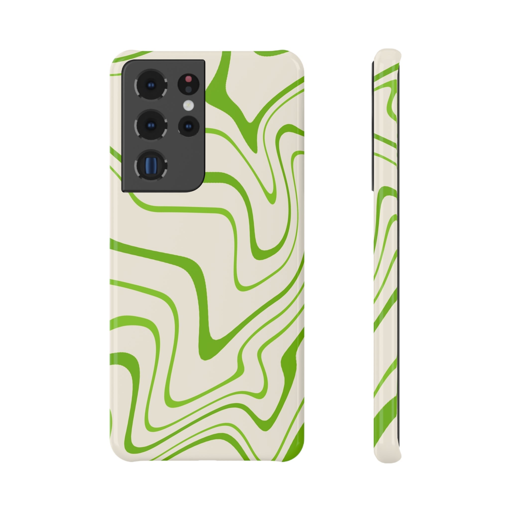 Lime Swirl Slim Snap Case