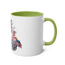 Love America Two - Tone Coffee Mugs