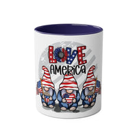 Love America Two - Tone Coffee Mugs