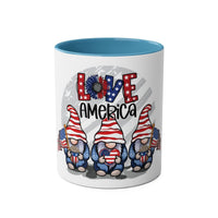 Love America Two - Tone Coffee Mugs