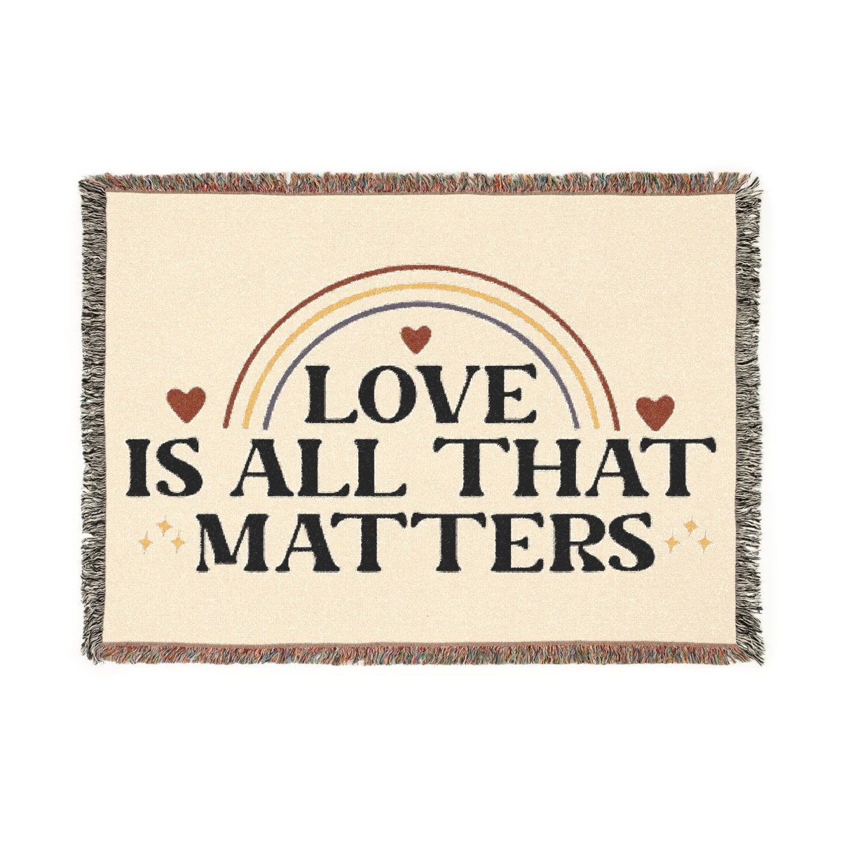 Love is All that Matters Woven Blanket