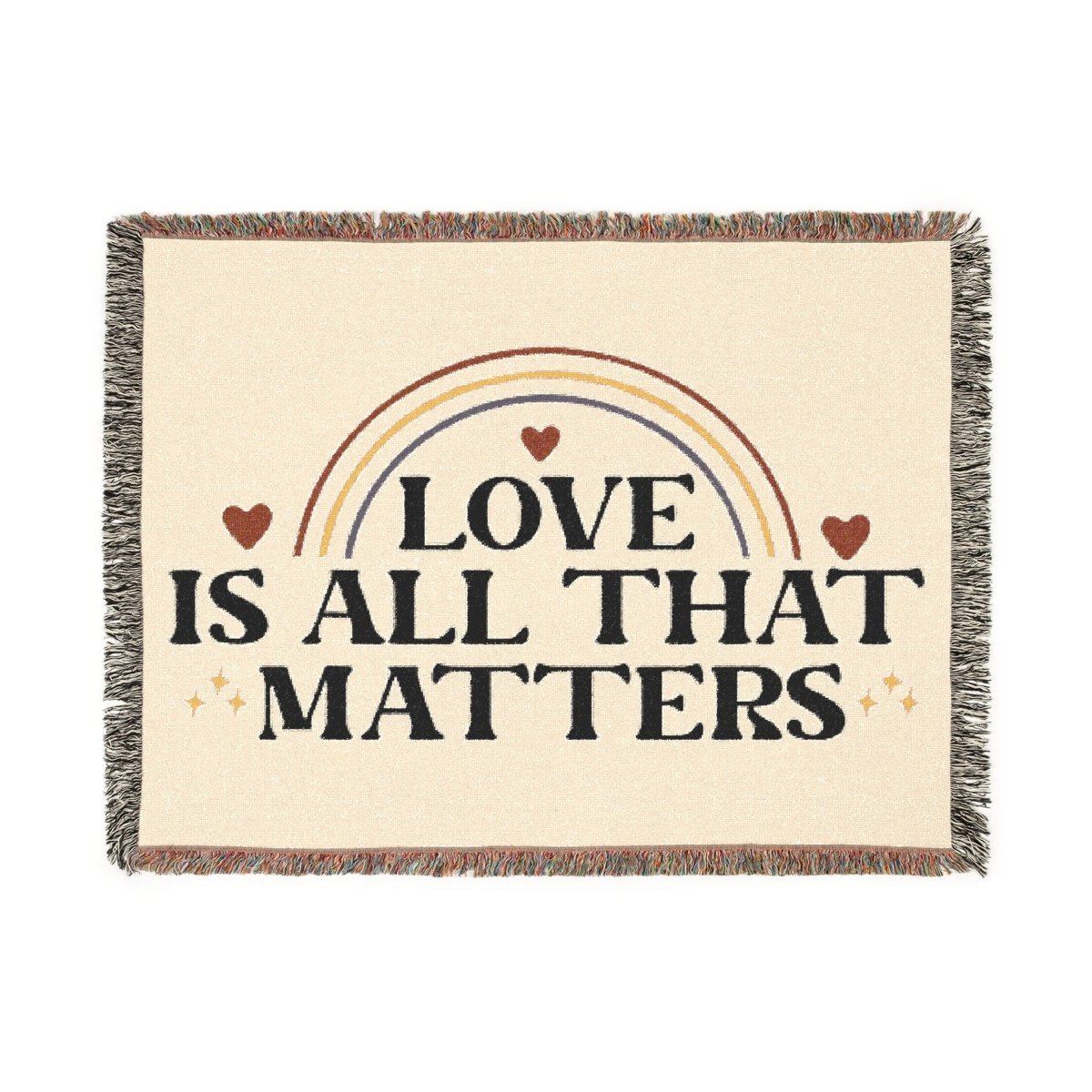 Love is All that Matters Woven Blanket