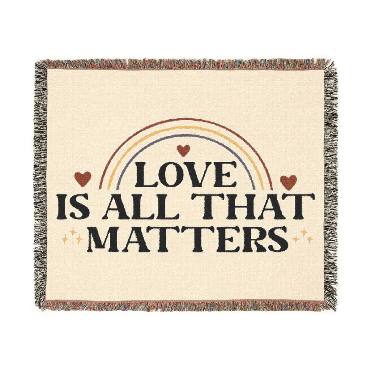 Love is All that Matters Woven Blanket