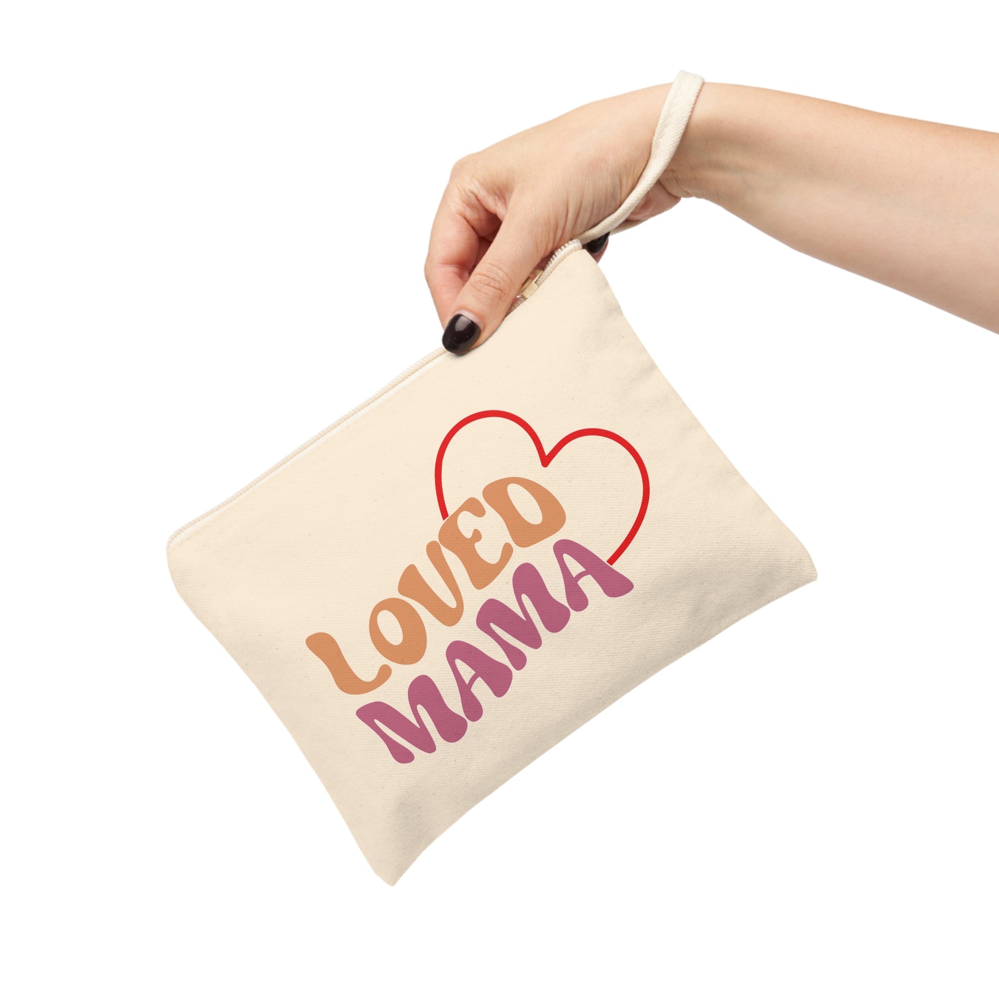 Loved Mama Accessory Zipper Pouch