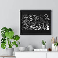 Lucky Vibes Horizontal Framed Poster