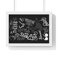 Lucky Vibes Horizontal Framed Poster