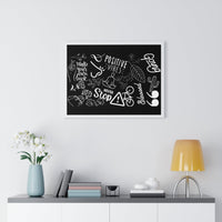 Lucky Vibes Horizontal Framed Poster