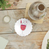 Printify magnetic cat bottle opener with cute cat in wine glass design on wooden table