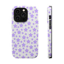 Printify purple star pattern magnetic tough case eco-friendly phone case with camera protection