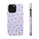Printify purple stars phone case featuring magnetic tough case eco-friendly design for durability and style