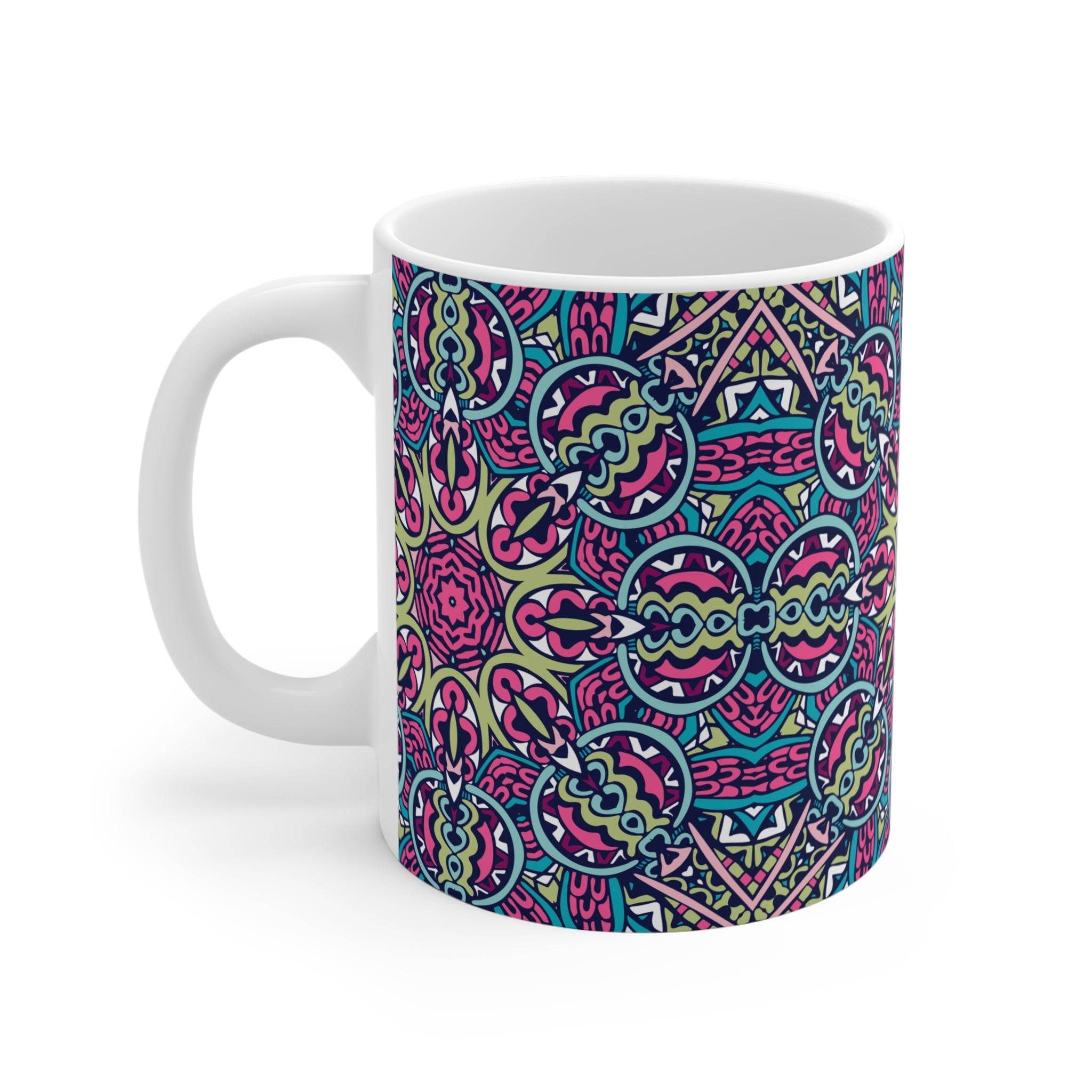 Trippy Mandala Design Eco Mug-11oz