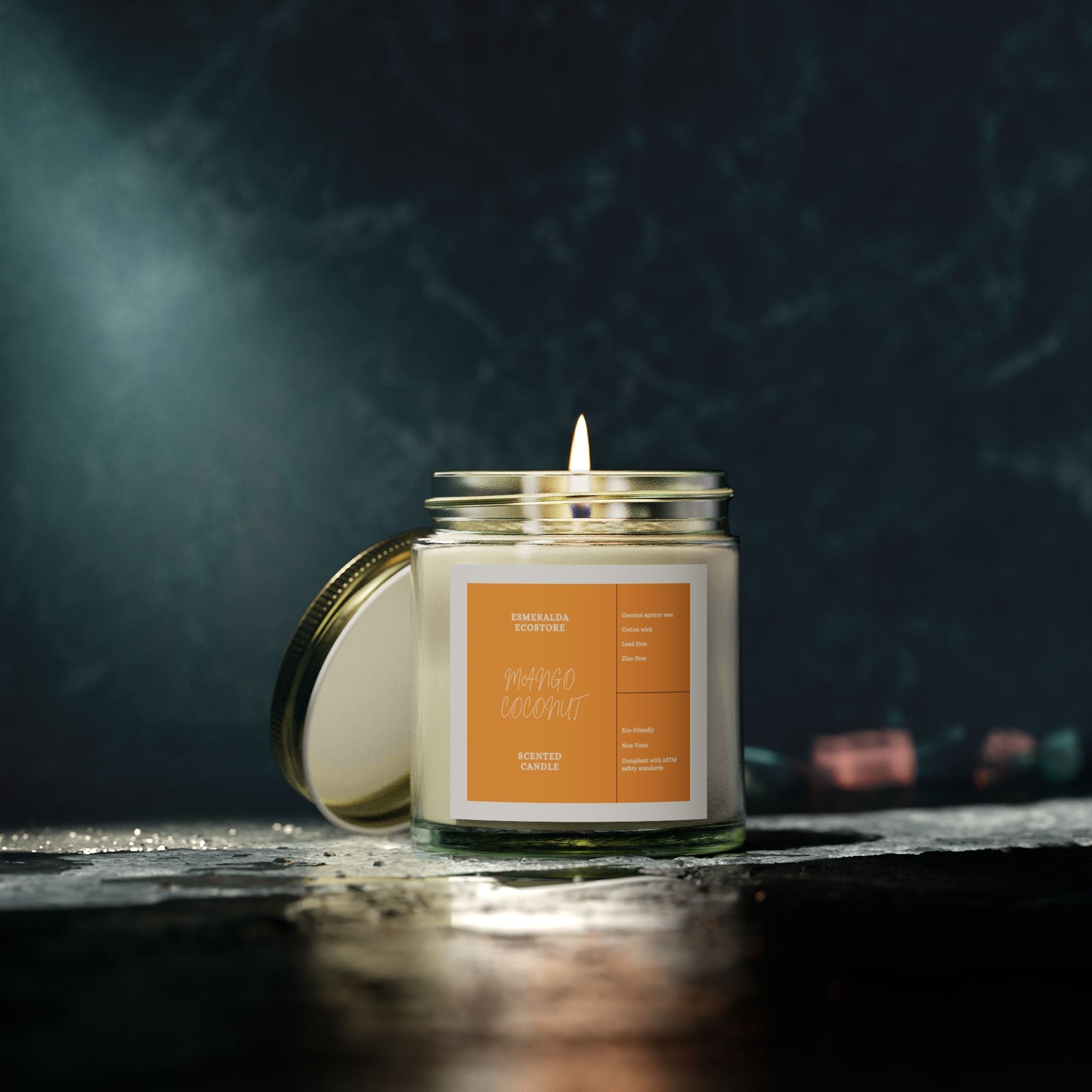 Mango Coconut Scented Candles