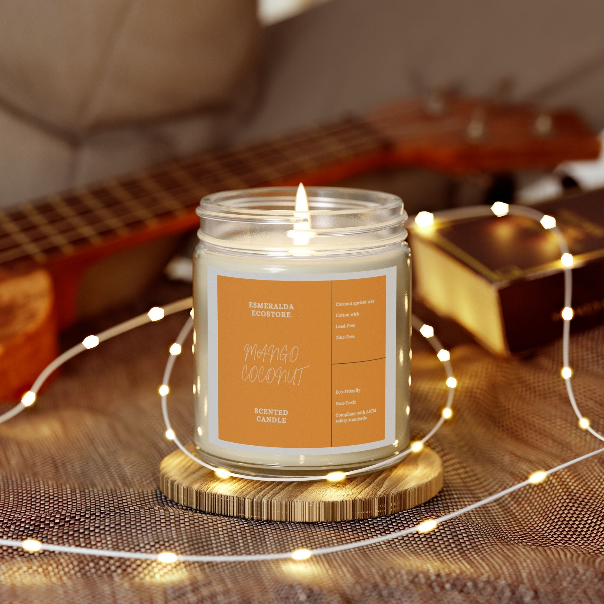 Mango Coconut Scented Candles