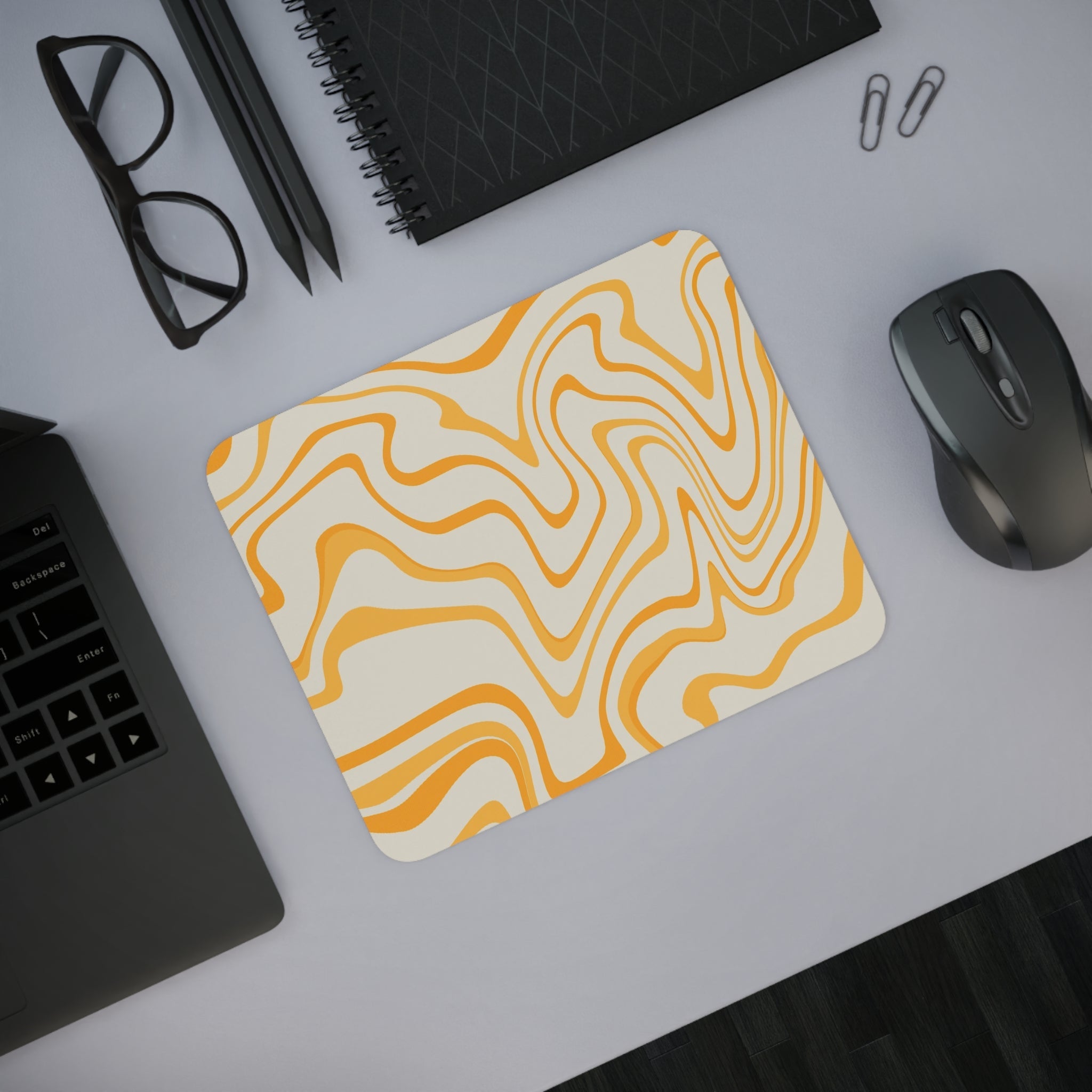 Marbled Sun Desk Mouse Pad