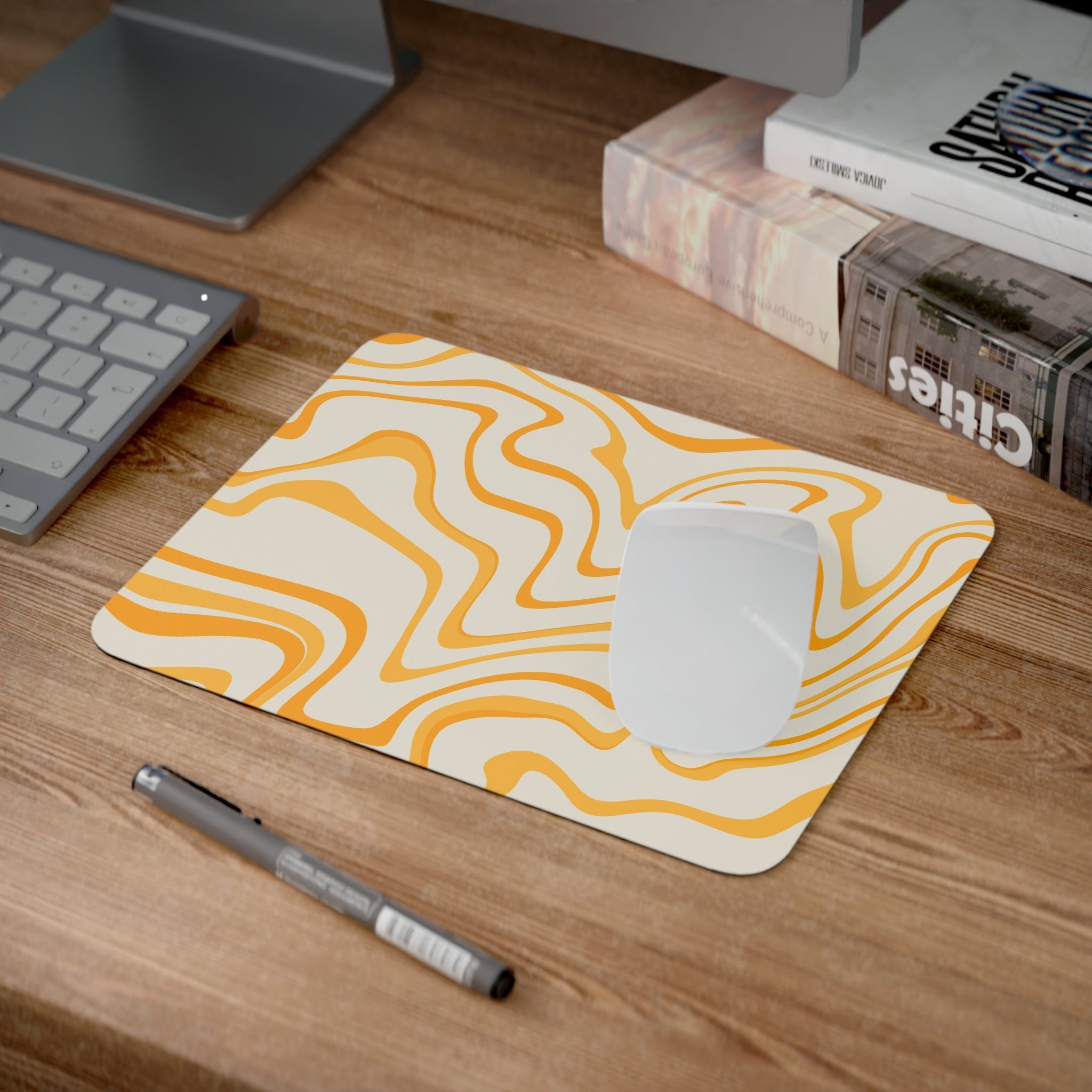 Marbled Sun Desk Mouse Pad