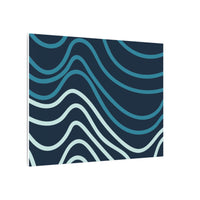 Wiggle Waves Matte Canvas Stretched Multi-Size - Canvas - Esmeralda Ecostore
