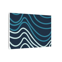 Wiggle Waves Matte Canvas Stretched Multi-Size - Canvas - Esmeralda Ecostore