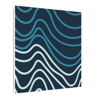 Wiggle Waves Matte Canvas Stretched Multi-Size - Canvas - Esmeralda Ecostore