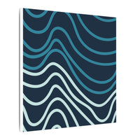 Wiggle Waves Matte Canvas Stretched Multi-Size - Canvas - Esmeralda Ecostore