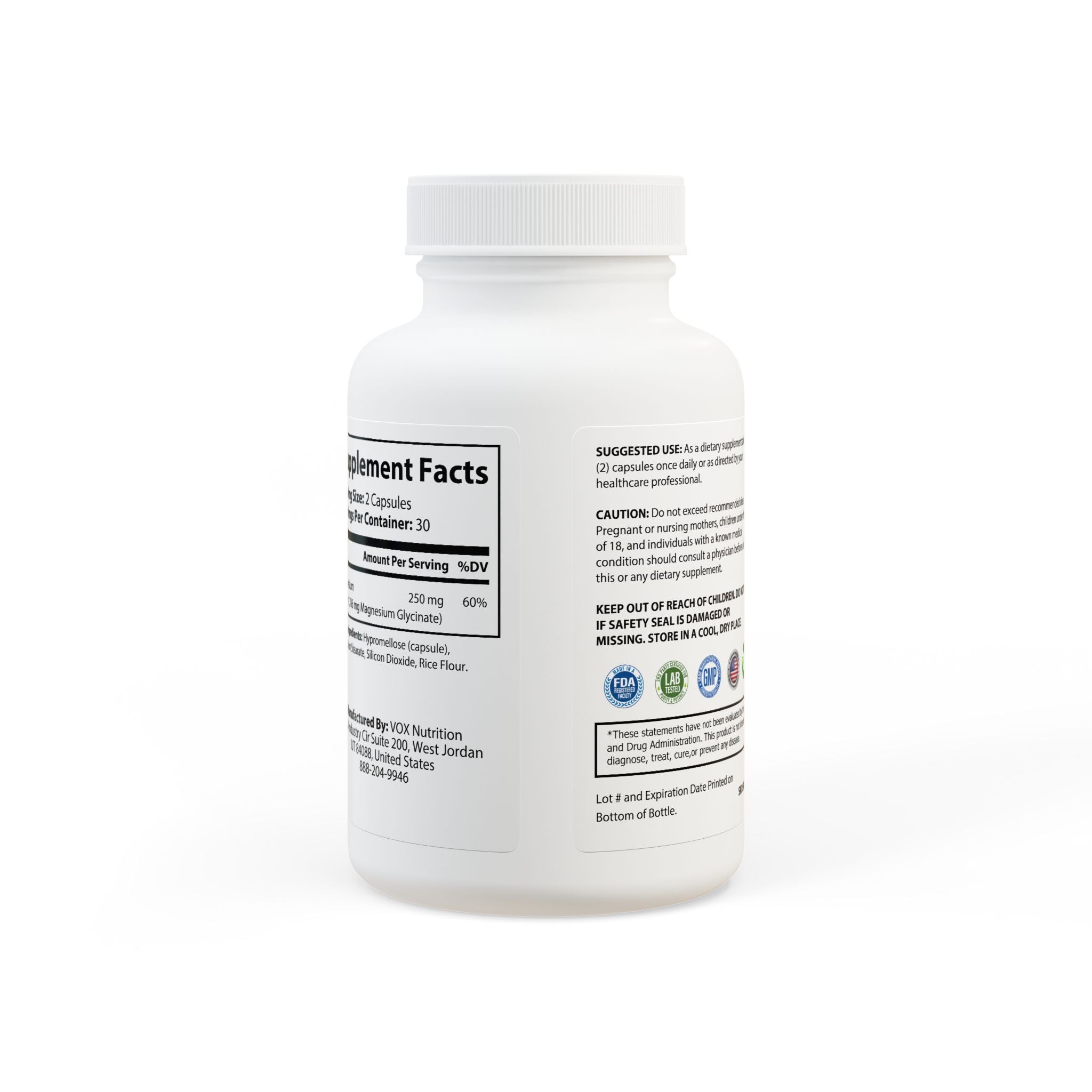 Muscle & Mind Magnesium Glycinate Supplement