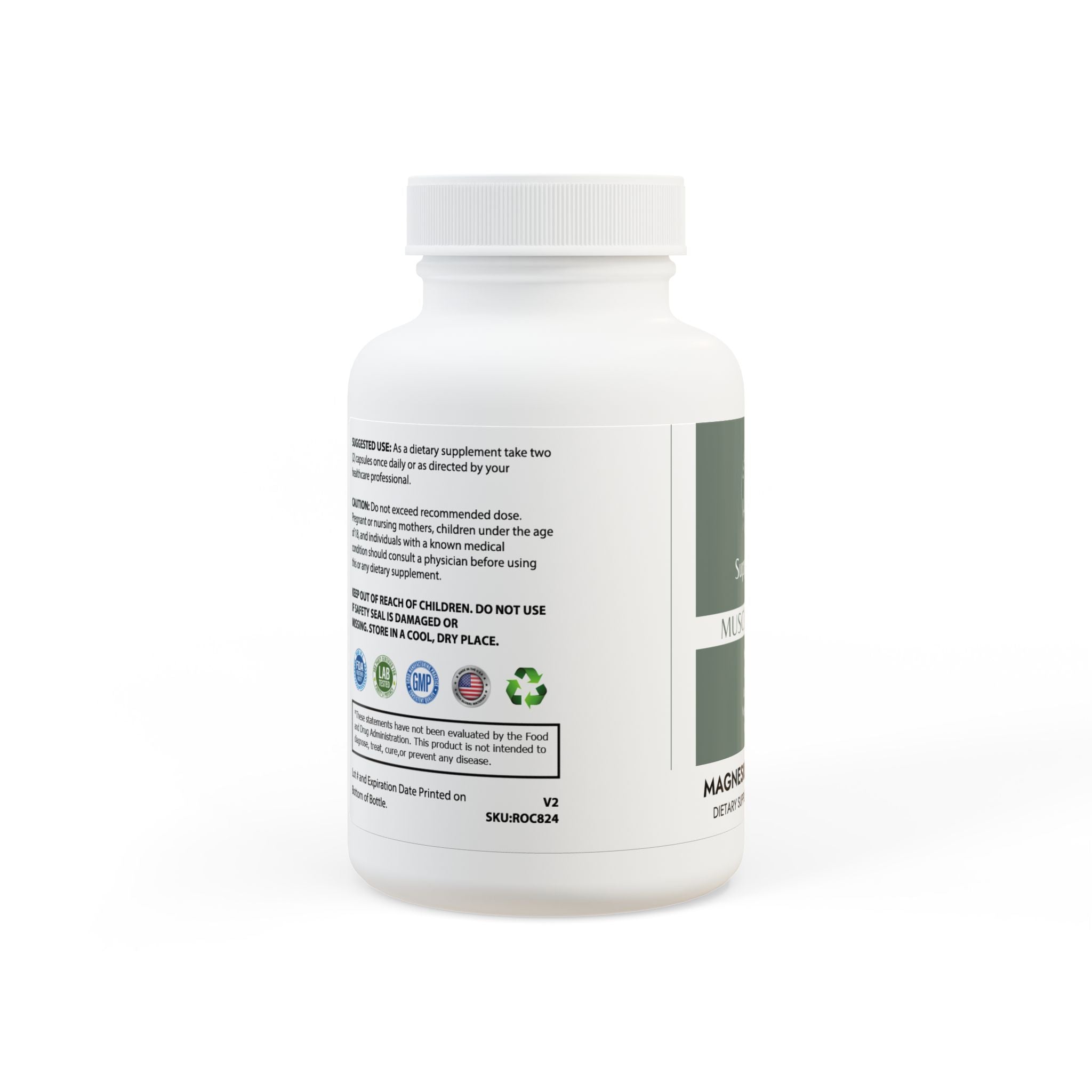 Muscle & Mind Magnesium Glycinate Supplement