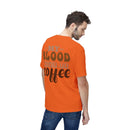 My Blood Type is Coffee Unisex Midweight T-Shirt, Made in US