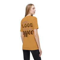 My Blood Type is Coffee Unisex Midweight T-Shirt, Made in US