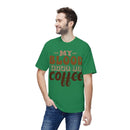 My Blood Type is Coffee Unisex Midweight T-Shirt, Made in US