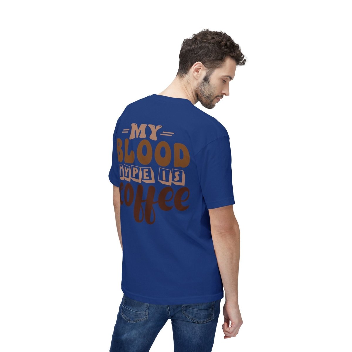 My Blood Type is Coffee Unisex Midweight T-Shirt, Made in US