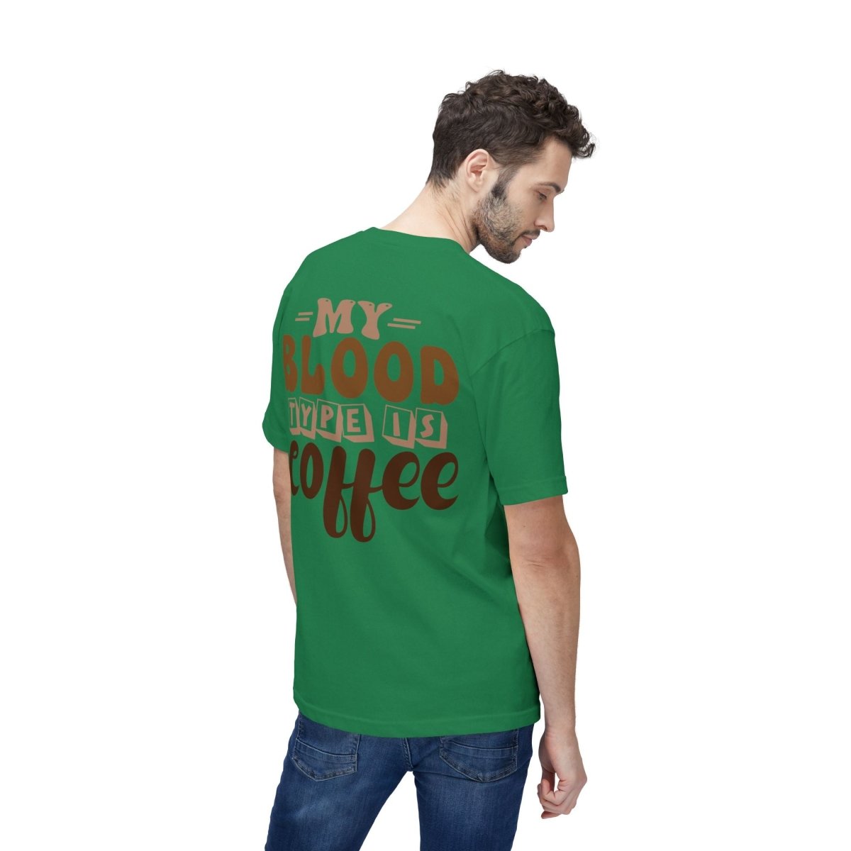 My Blood Type is Coffee Unisex Midweight T-Shirt, Made in US