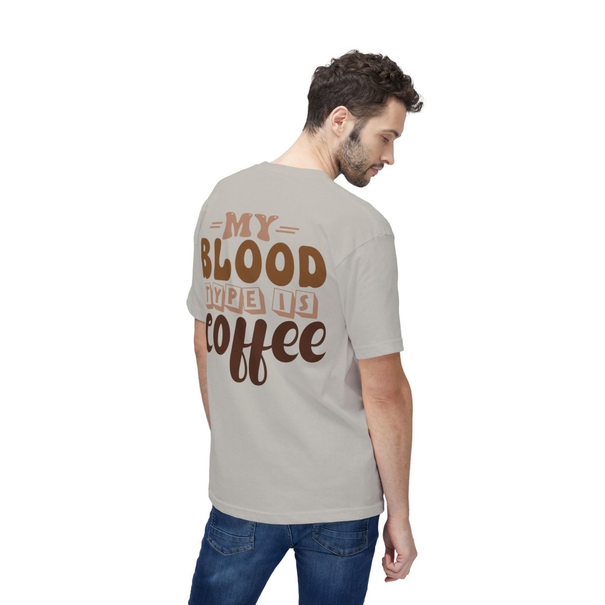 My Blood Type is Coffee Unisex Midweight T-Shirt, Made in US