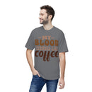 My Blood Type is Coffee Unisex Midweight T-Shirt, Made in US