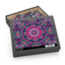 Printify mystic mosaic puzzle 120-piece 8x10 inches colorful mandala design game