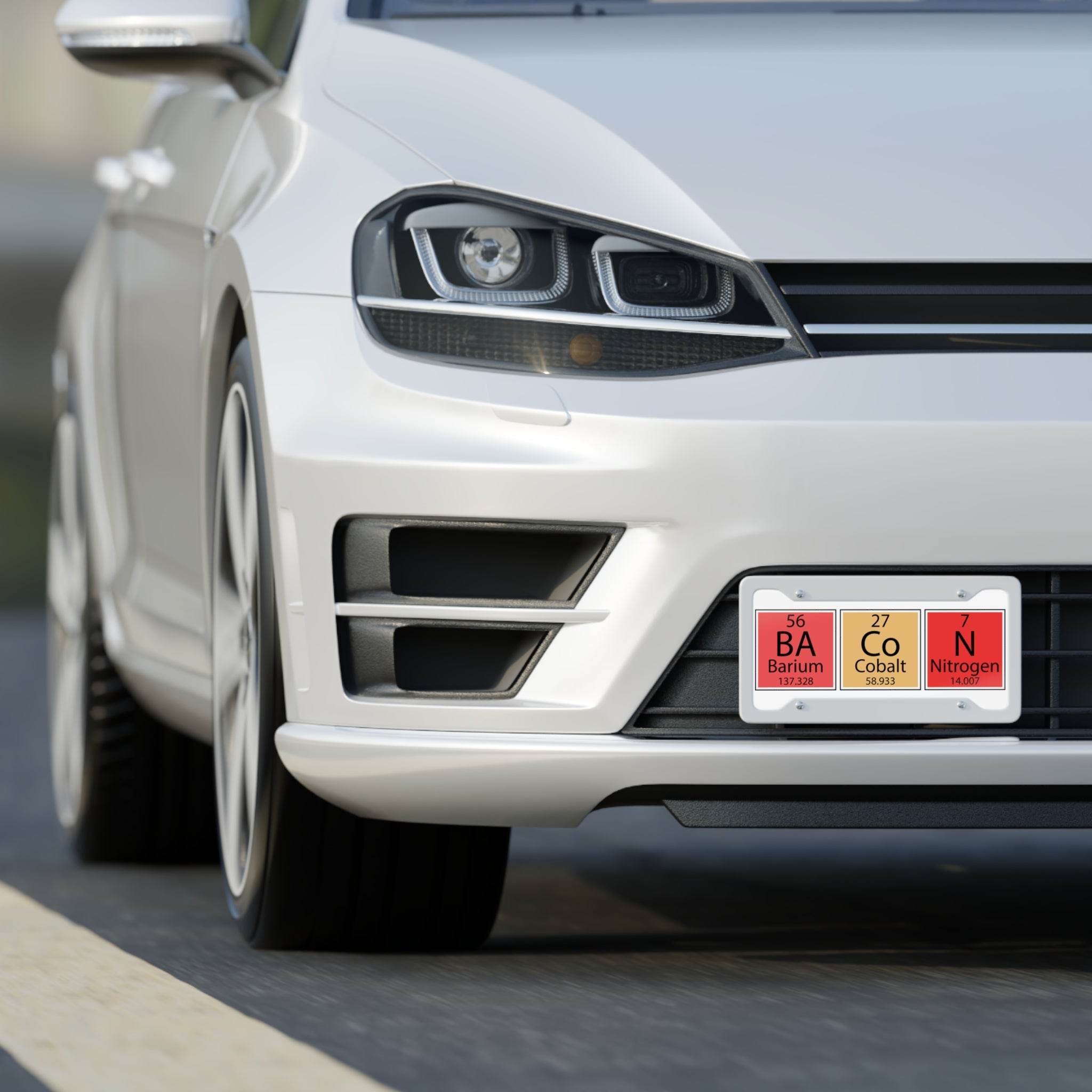 BaCoN Novelty License Plate