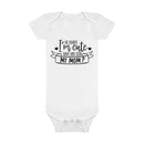 Of Course I'm Cute Onesie® Organic Baby Bodysuit