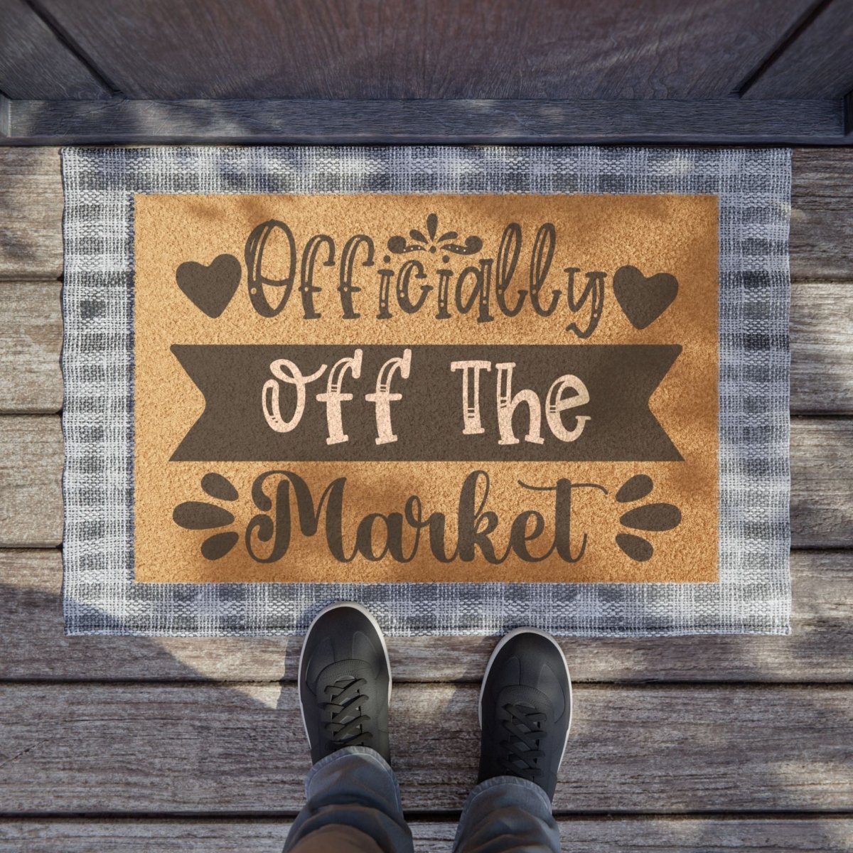 Officially Off the Market Doormat