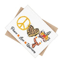 Peace Love Unicorn Ceramic Photo Tile