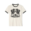 Peek - a - Boo Pup Unisex Cotton Ringer T-Shirt