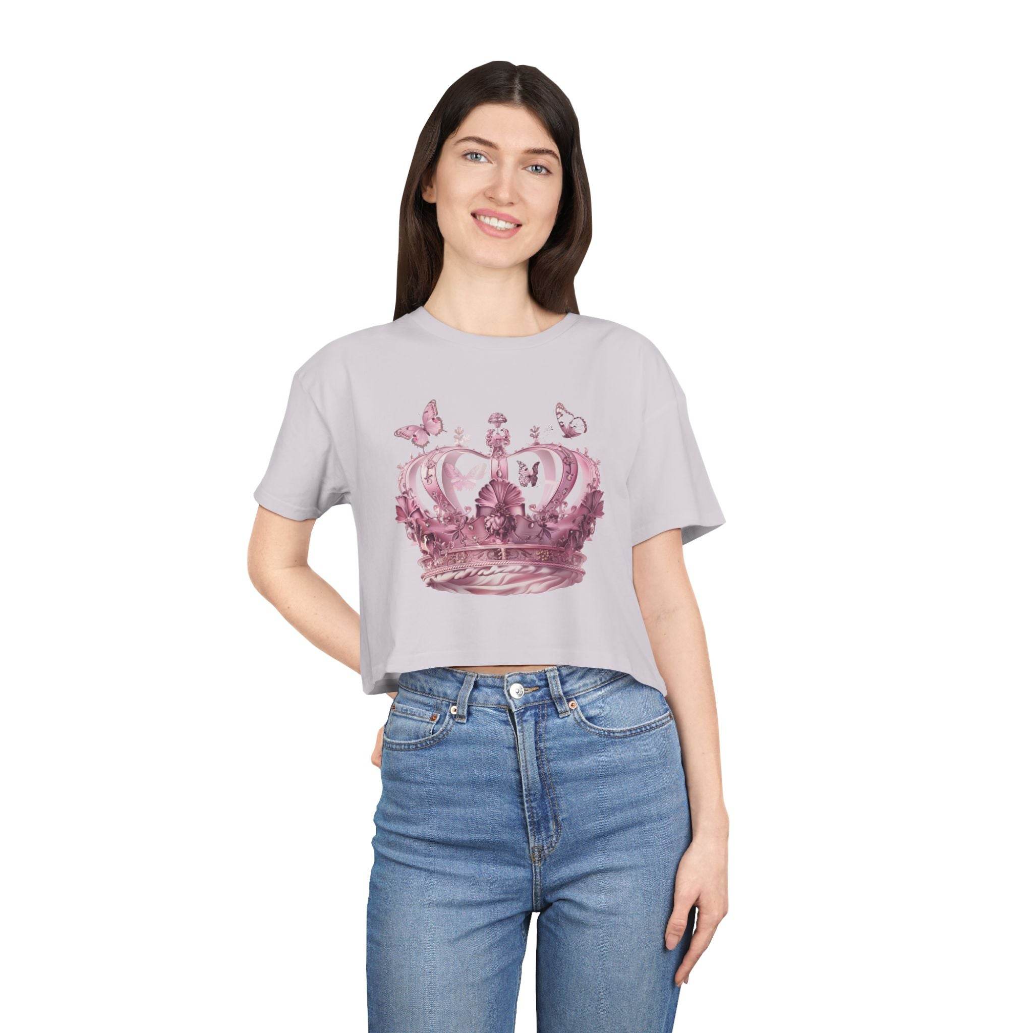 Petal&Crown Eco-Friendly Women's Crop Tee