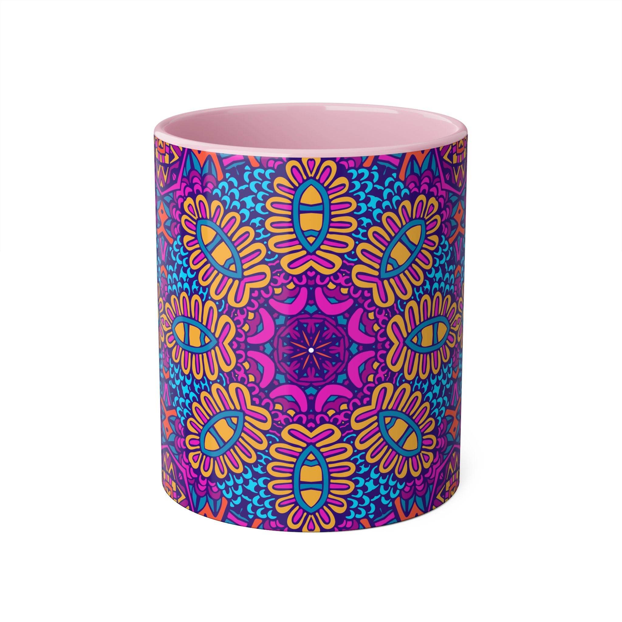 Psychedelic Accent Mugs-11oz