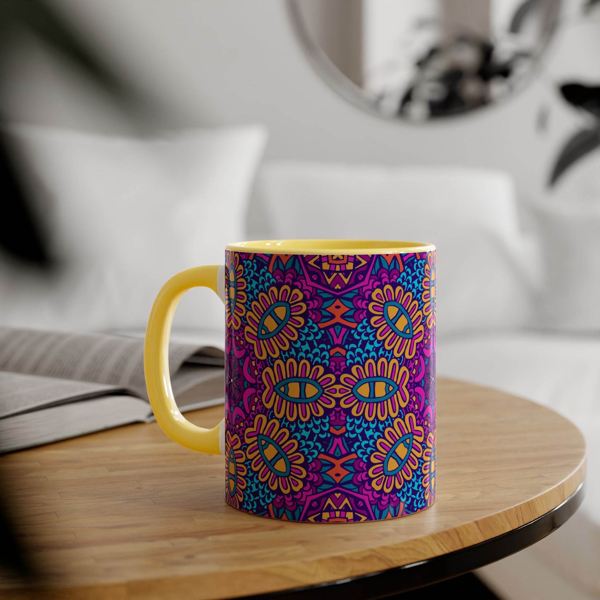 Psychedelic Accent Mugs-11oz