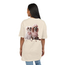 Puppy Pose Unisex Heavy Oversized Tee