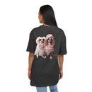 Puppy Pose Unisex Heavy Oversized Tee