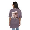 Puppy Pose Unisex Heavy Oversized Tee