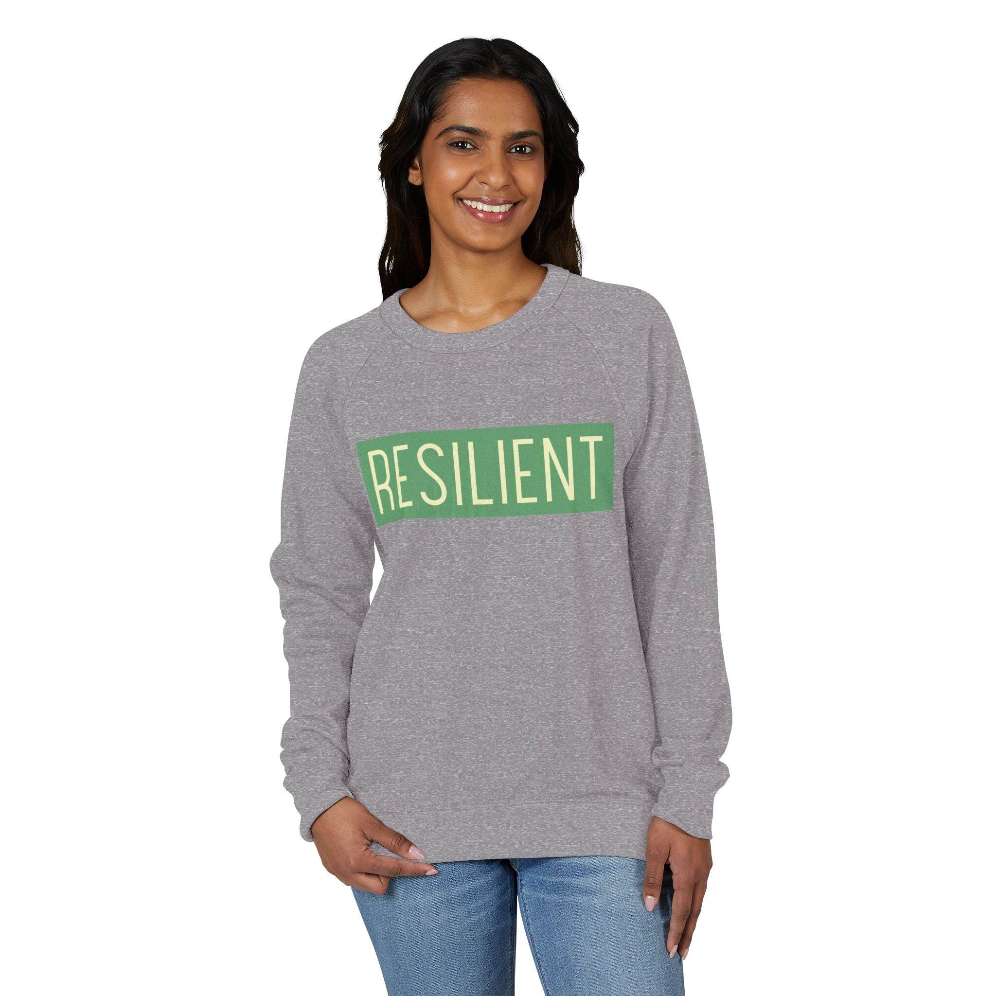 Resilient Unisex French Terry Raglan Crewneck