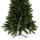 Santa Claws Holiday Glass Ornaments - Seasonal Decorations - Esmeralda Ecostore